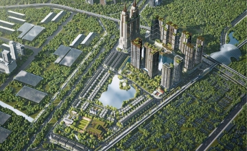 Mặt bằng The InterCentral Hateco Đông Anh