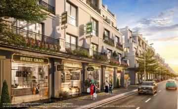 Thiết kế Shophouse The InterCentral Hateco Đông Anh